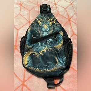 Large Dragon Crossbody Sling Bag ✨NWOT✨